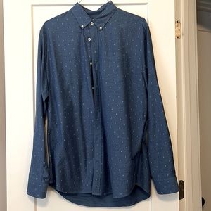 GAP Navy Casual Button-Down Shirt